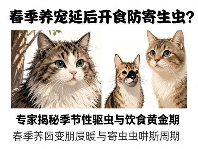 春季养宠延后开食防寄生虫?专家揭秘季节性驱虫与饮食黄金期