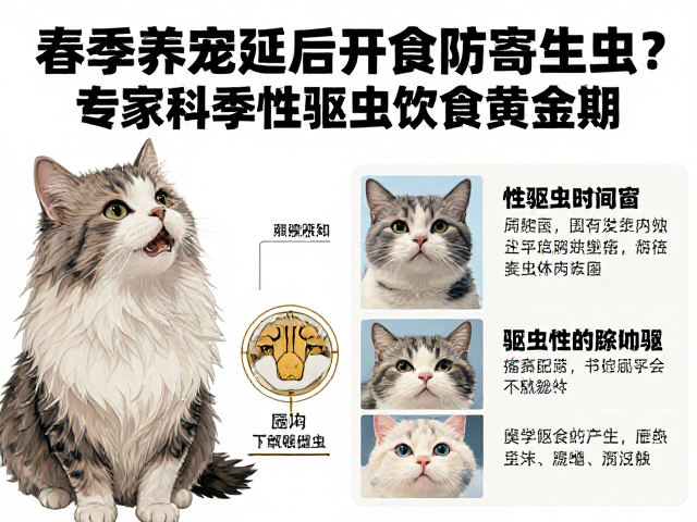 春季养宠延后开食防寄生虫?专家揭秘季节性驱虫与饮食黄金期