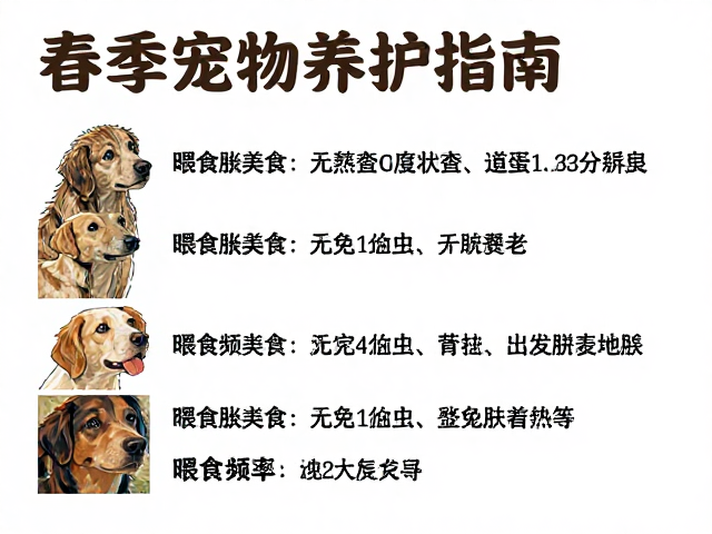 春季宠物养护指南,逐步增加喂食频率与皮肤状态检查