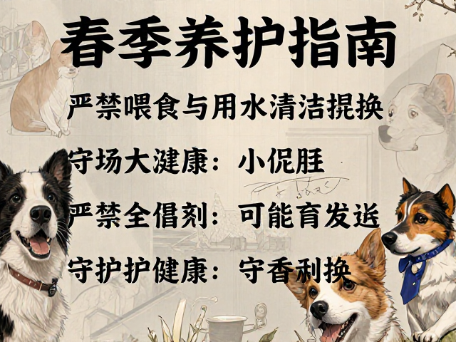 春季养护指南，严禁喂食与水源清洁更换，守护宠物健康
