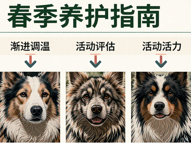 春季养护指南，渐进调温，活动评估，科学提升宠物活力