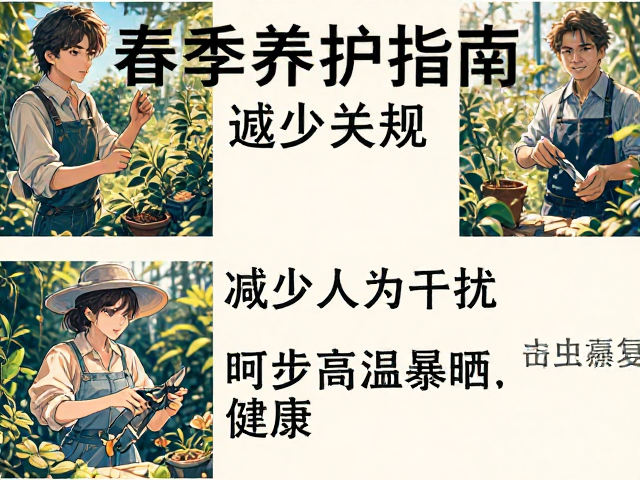 春季养护指南,减少人为干扰,避免高温暴晒,呵护植物健康