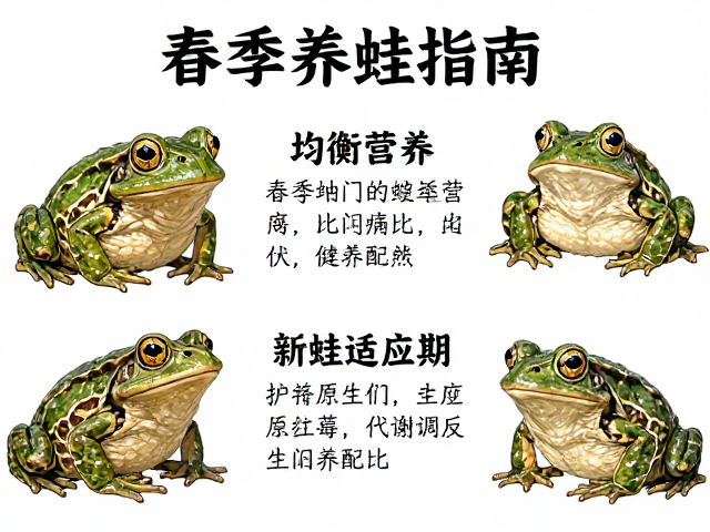 春季养蛙指南，成蛙均衡营养与新蛙适应期护理要点