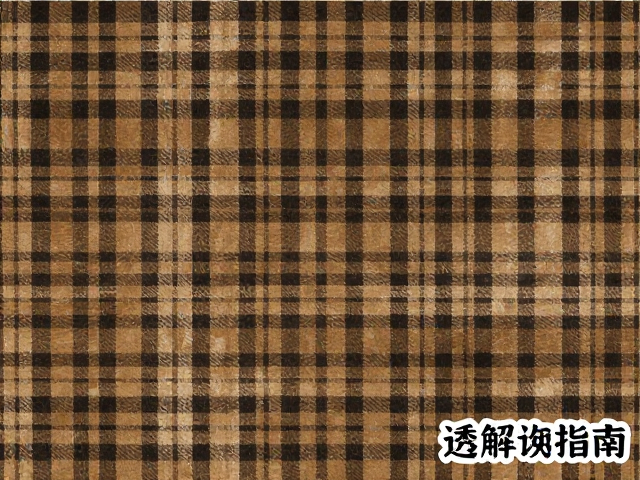 纯棉天鹅绒复古格纹,高质感面料解析与选购指南