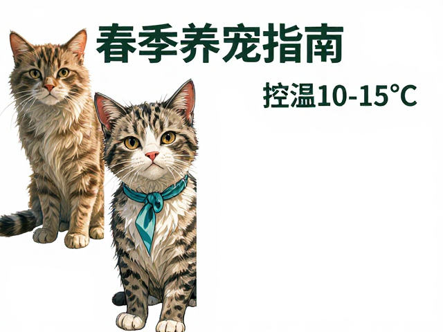 春季养宠指南,控温10-15℃,延后开食助健康