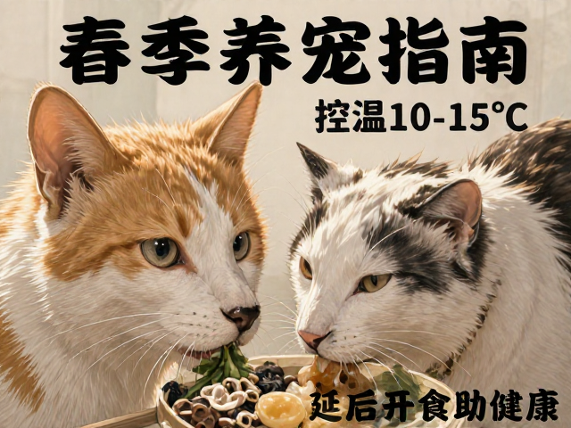春季养宠指南,控温10-15℃,延后开食助健康