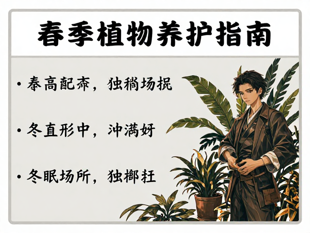 春季植物养护指南,搭配技巧与冬眠场所准备全解析
