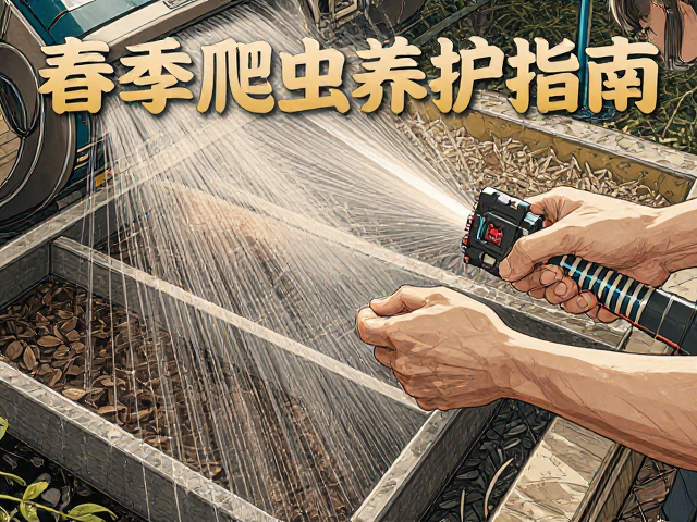 春季爬虫养护指南,垫材更换与加湿排水系统搭建