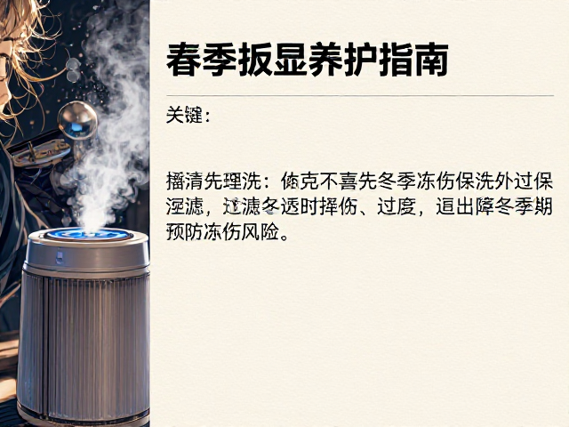 春季加湿器养护指南,清洗过滤与预防冬季冻伤风险