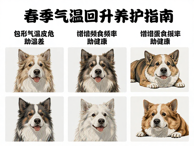 春季气温回升防温差!宠物养护指南,增加喂食频率助健康