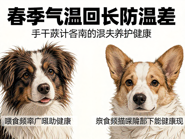春季气温回升防温差!宠物养护指南,增加喂食频率助健康