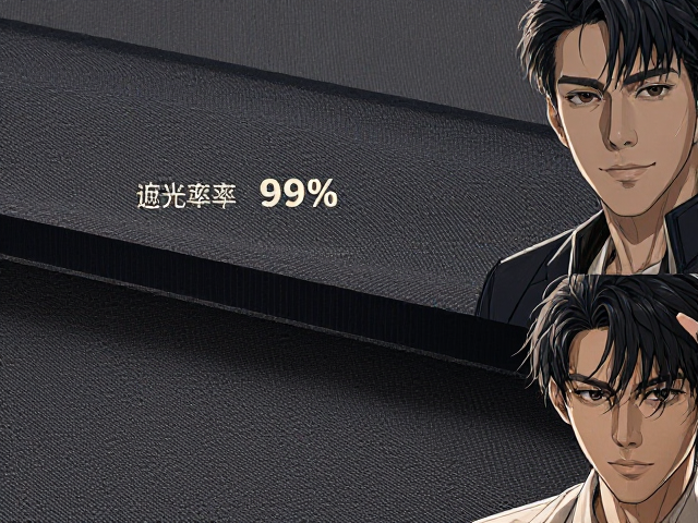 全遮光布饰制品，环保黑丝高密度织造，遮光率99%的家居新宠