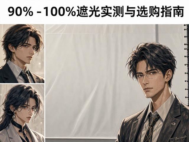 全遮光布饰制品怎么选？纯色哑光款90%-100%遮光实测与选购指南