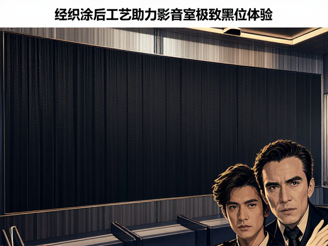全遮光布饰制品怎么选？经编涂层工艺助力影音室极致黑位体验