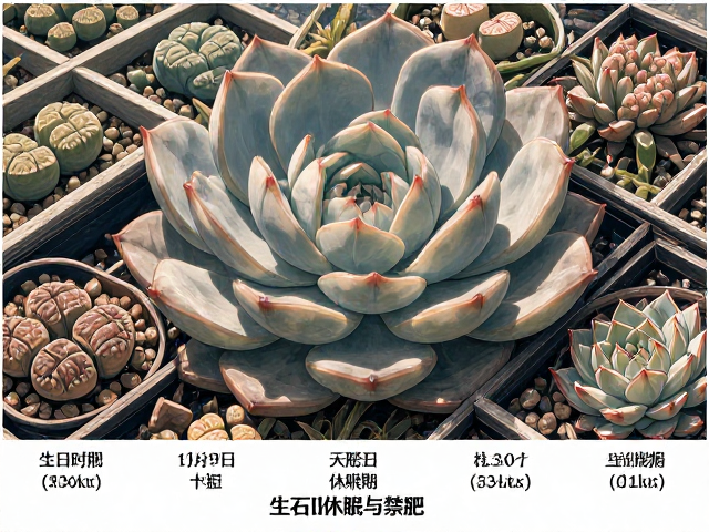 多肉施肥时机与频次，生石花休眠期禁肥，记录日期实操教程