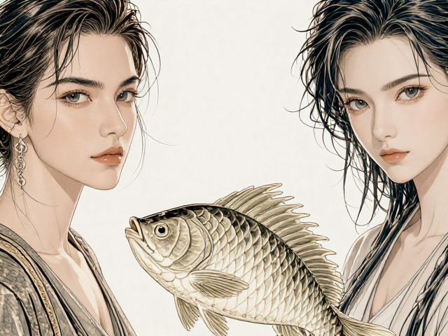 高温烧成单线刻绘鱼鸟动物，非遗陶瓷艺术的高流量解读