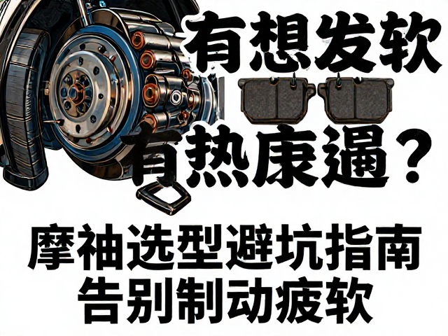 刹车发软有热衰退?摩擦块选型避坑指南,告别制动疲软