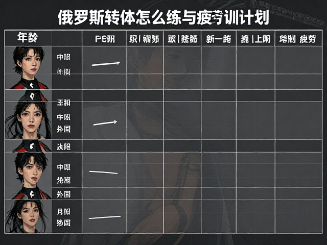成年初阶与中阶的渐进式负荷策略