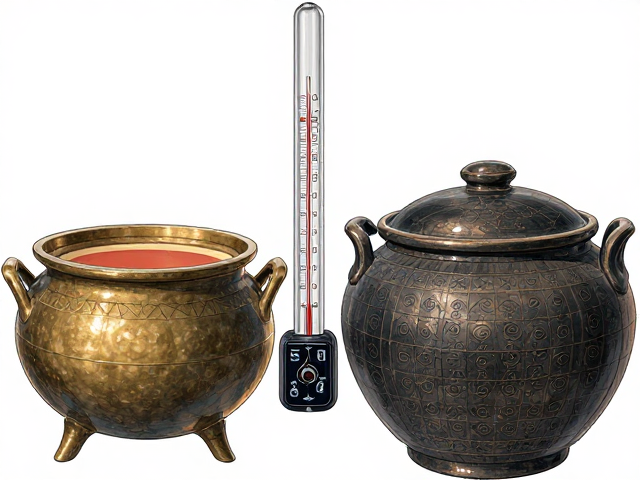 老式黏土熔金坩埚与陶瓷坩埚对比,测温枪精准控温指南