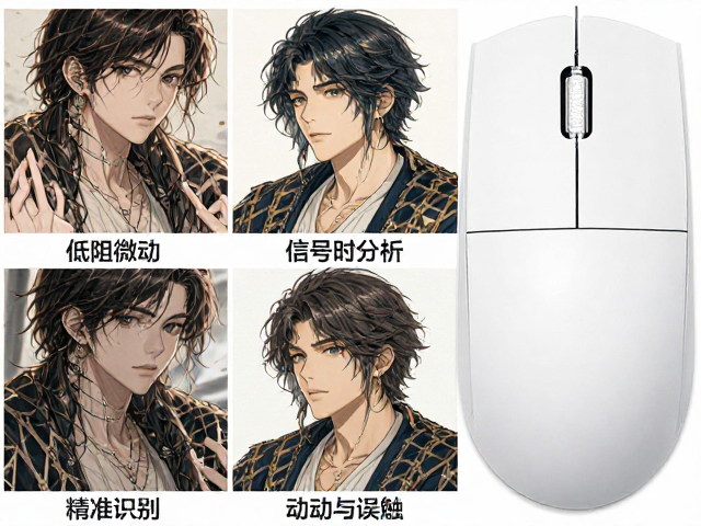 硬件防鬼矩阵,低阻微动,信号时序分析,彻底解决鼠标双击与误触