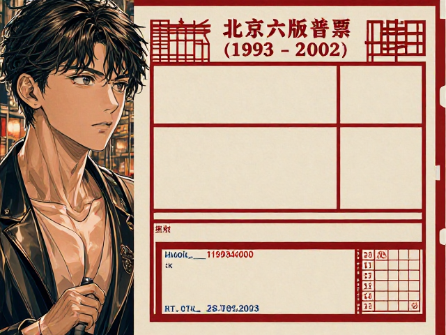 北京第六版普票(1993-2002)剪纸风，礼品市场主导的收藏热点
