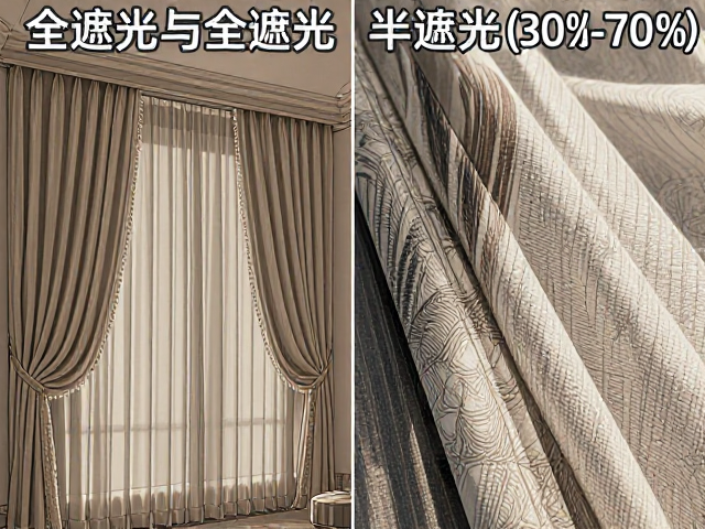 酒店客房窗帘怎么选？全遮光与半遮光(30%-70%)深度对比与选购指南