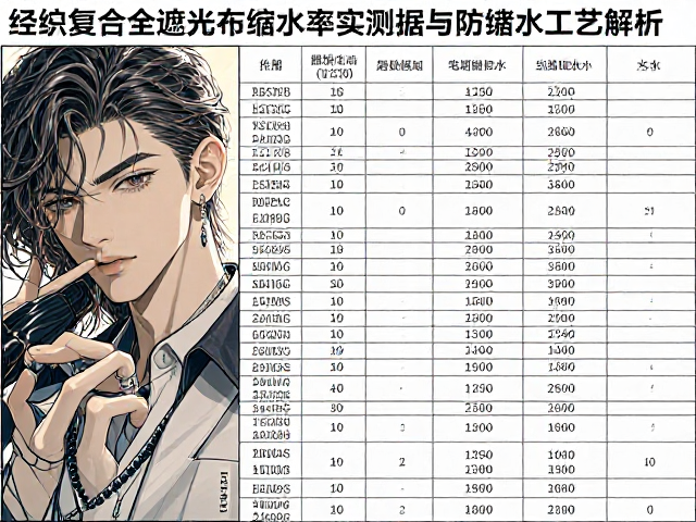 经编复合全遮光布缩水率多少？实测数据与防缩水工艺解析