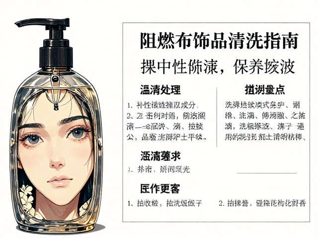 阻燃布饰品清洗指南，中性洗涤剂与隐藏式拉链保养技巧