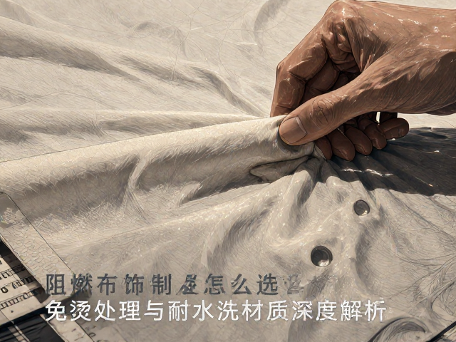 阻燃布饰制品怎么选？免烫处理与耐水洗材质深度解析
