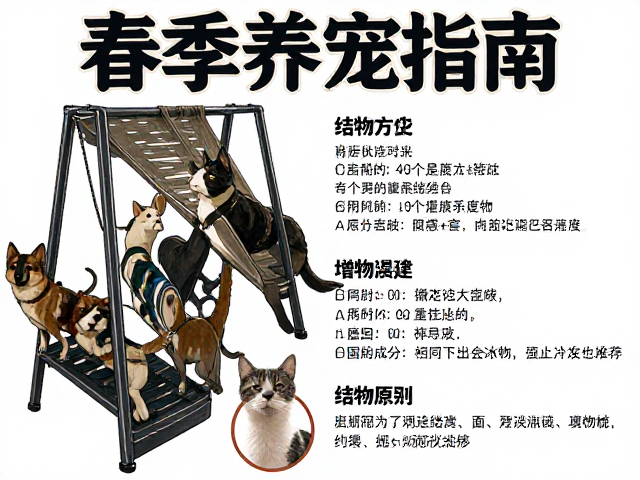 春季养宠指南,逐步增频喂食与搭建攀爬结构全解析