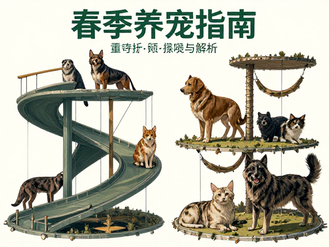 春季养宠指南,逐步增频喂食与搭建攀爬结构全解析