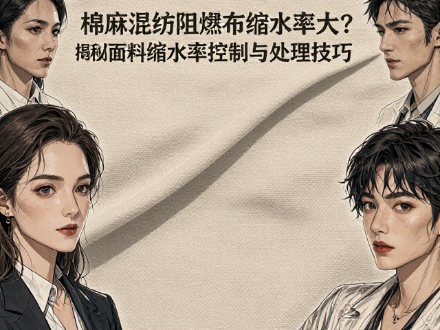 棉麻混纺阻燃布缩水率大？揭秘面料缩水率控制与处理技巧