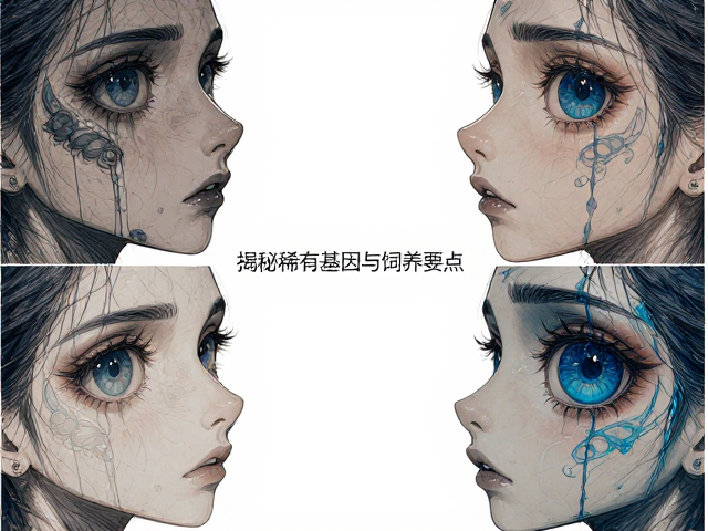蓝眼黑化系体色变异，揭秘稀有基因与饲养要点