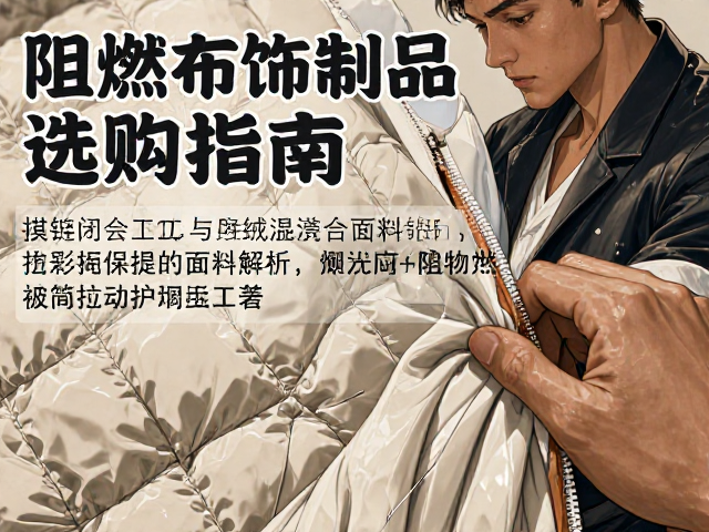 阻燃布饰制品选购指南，拉链闭合工艺与羽绒混合面料解析