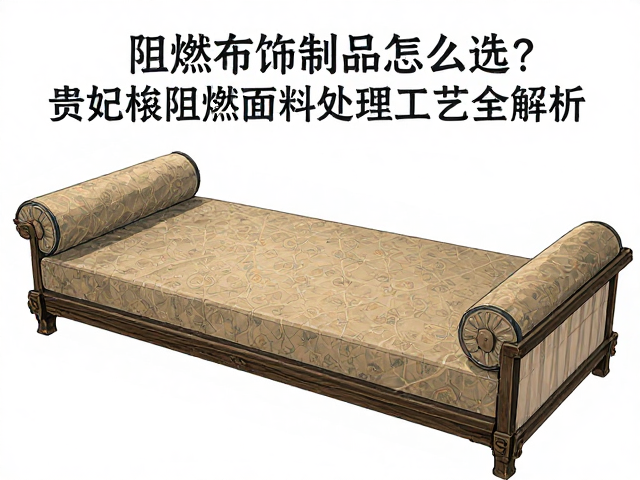 阻燃布饰制品怎么选？贵妃榻阻燃面料处理工艺全解析