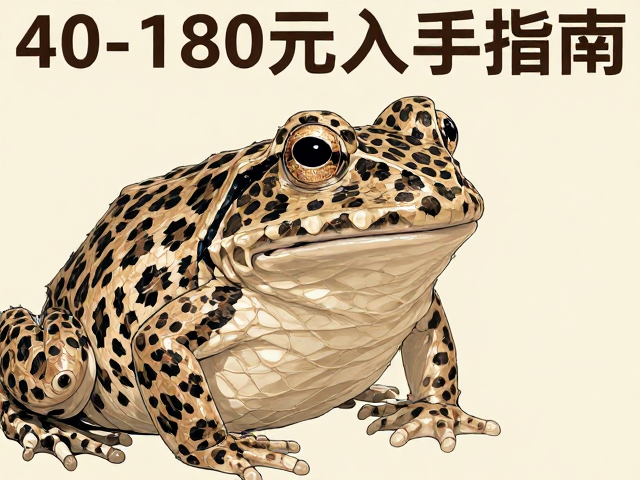 豹纹角蛙体色变异,奶油色简化基因,40-180元入手指南