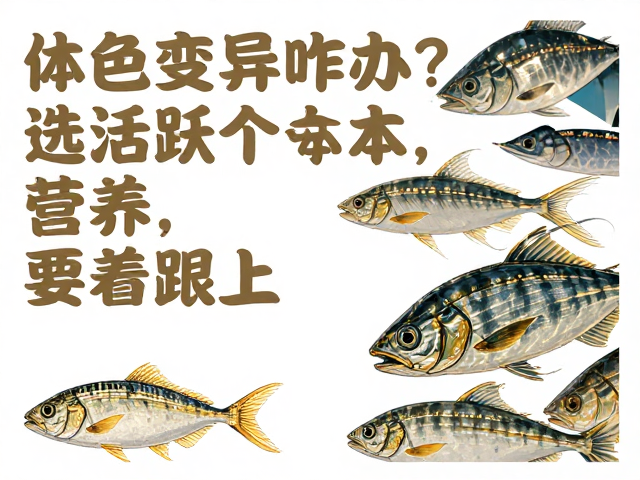 体色变异咋办?选活跃个体,金背鱼营养要跟上