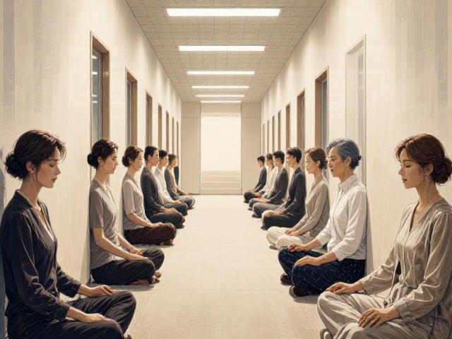冥想区走廊装饰灵感，办公布饰打造静心角落