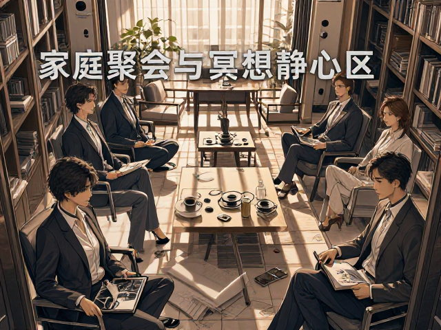 办公布饰如何打造家庭聚会与冥想静心区？3步营造高流量舒适空间