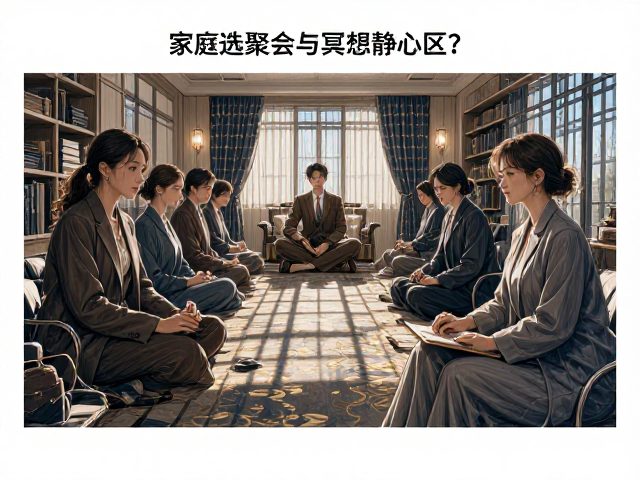 办公布饰如何打造家庭聚会与冥想静心区?3步营造高流量舒适空间