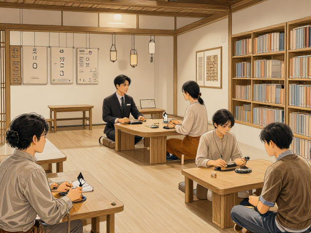 日式原木风亲子互动区，办公布饰打造温馨空间