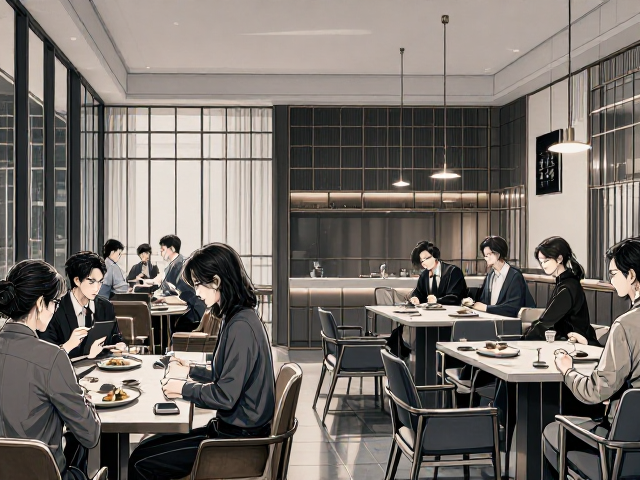 都市白领餐厅改造，现代简约布饰打造温馨治愈空间
