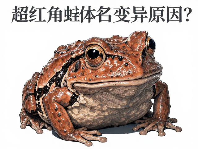 超红角蛙体色变异原因？特殊变异需专业护理指南
