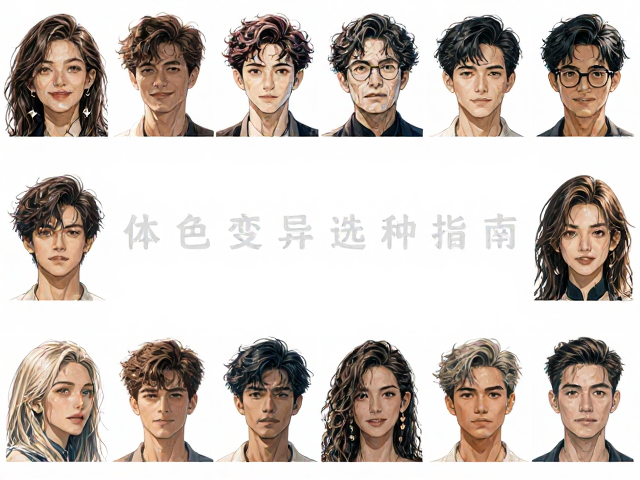 体色变异选种指南,挑活跃且对称性良好的个体更优