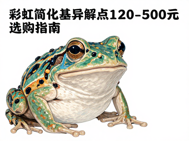 彩虹角蛙体色变异解析,奶油简化基因特点,120-500元选购指南