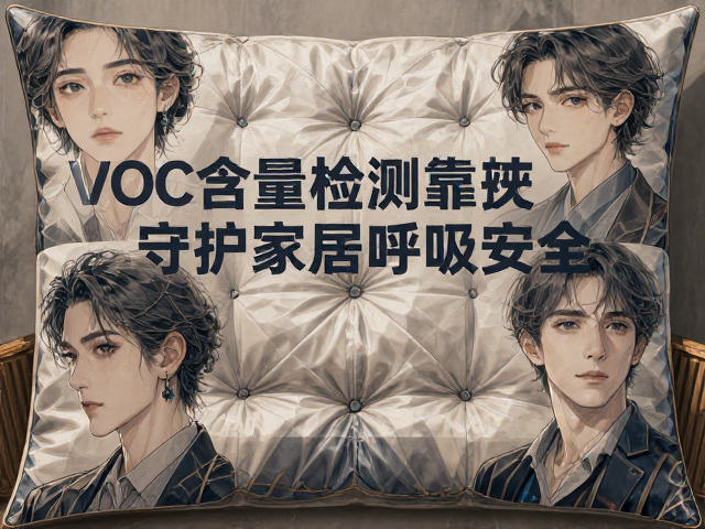 拼接款布饰沙发靠垫VOC含量检测指南,守护家居呼吸安全