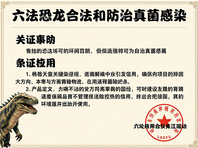 六角恐龙合法养殖许可下如何防治真菌感染