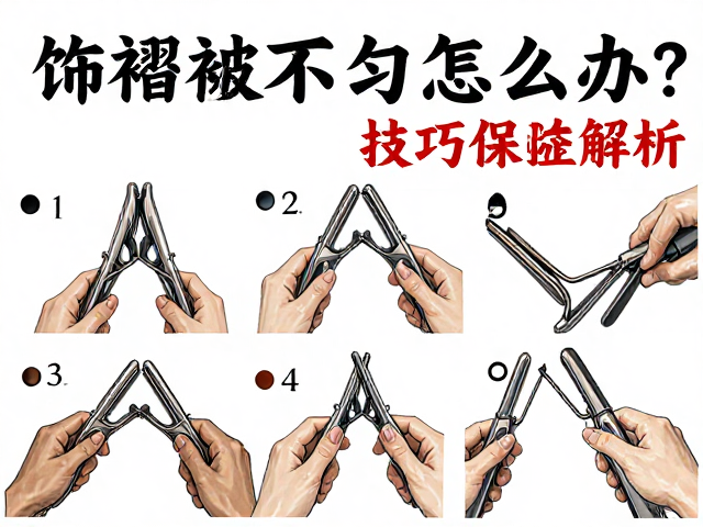 打孔布饰褶皱不匀怎么办？固定夹使用技巧与避坑指南