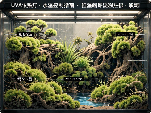 苔藓微景观UVA加热灯水温控制指南,恒温保湿不烂根