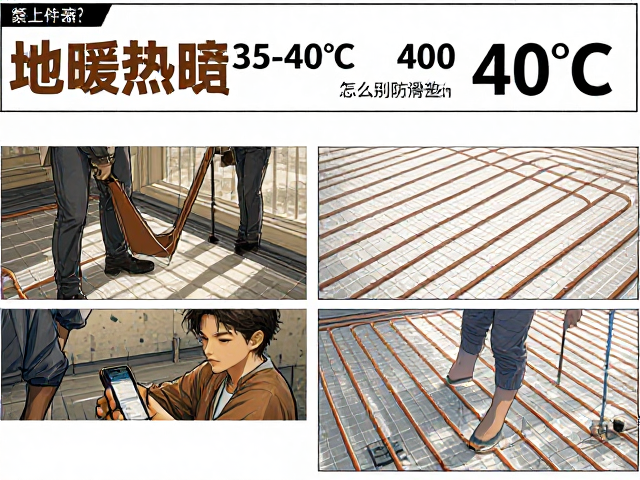 地暖局部热点35-40℃怎么配防滑垫?水温控制与选材全攻略